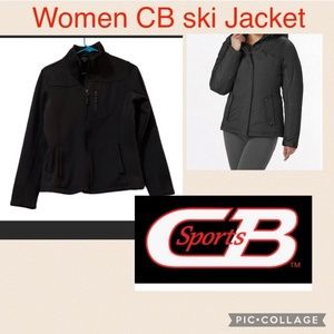 CB SPORTS Black Ski Snowboard Jacket Coat Outerwear Women’s